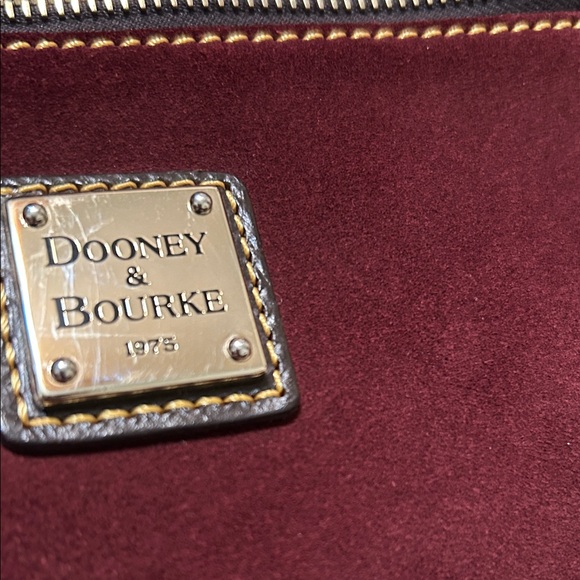 Burgundy Suede Handbag - Picture 2 of 6